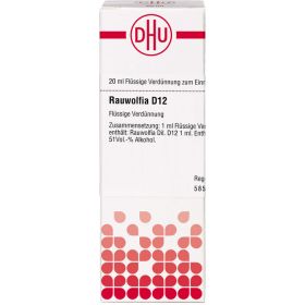 RAUWOLFIA D 12 Dilution 20 ml – PZN 7178706 из немецкой аптеки