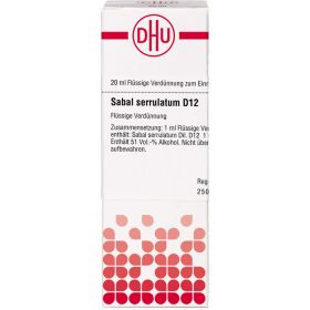 SABAL SERRULATUM D 12 Dilution 20 ml – PZN 7179367 из немецкой аптеки