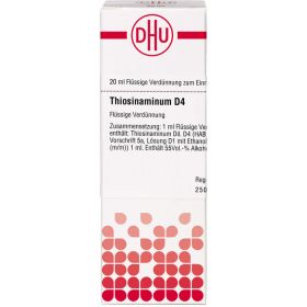 THIOSINAMINUM D 4 Dilution 20 ml – PZN 7182197 из немецкой аптеки