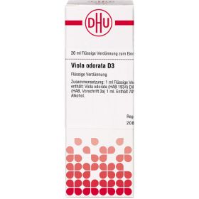 VIOLA ODORATA D 3 Dilution 20 ml – PZN 7183481 из немецкой аптеки