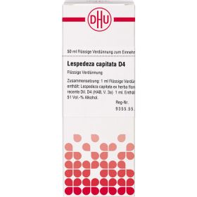 LESPEDEZA CAPITATA D 4 Dilution 50 ml – PZN 7248223 из немецкой аптеки