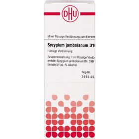 SYZYGIUM JAMBOLANUM D 10 Dilution 50 ml – PZN 7249748 из немецкой аптеки