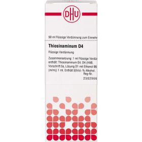 THIOSINAMINUM D 4 Dilution 50 ml – PZN 7249895 из немецкой аптеки