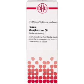 FERRUM PHOSPHORICUM C 6 Dilution 50 ml – PZN 7456683 из немецкой аптеки