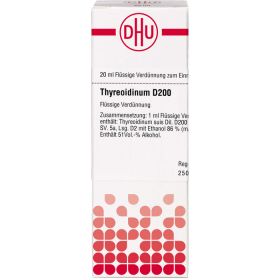 THYREOIDINUM D 200 Dilution 20 ml – PZN 7460331 из немецкой аптеки