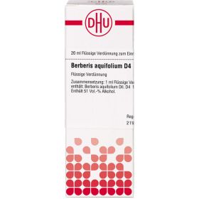 BERBERIS AQUIFOLIUM D 4 Dilution 20 ml – PZN 1760747 из немецкой аптеки
