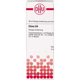 CHINA D 4 Dilution 20 ml – PZN 1765265 из немецкой аптеки