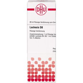 LACHESIS D 8 Dilution 20 ml – PZN 1776139 из немецкой аптеки