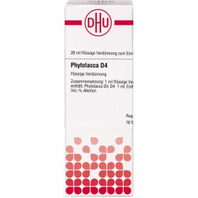 PHYTOLACCA D 4 Dilution 20 ml – PZN 2104324 из немецкой аптеки