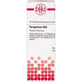 PYROGENIUM D 30 Dilution 20 ml – PZN 2104608 из немецкой аптеки