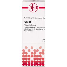 RUTA D 3 Dilution 20 ml – PZN 2105157 из немецкой аптеки