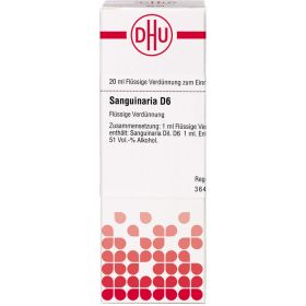 SANGUINARIA D 6 Dilution 20 ml – PZN 2105418 из немецкой аптеки