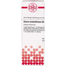 OLEUM TEREBINTHINAE D 4 Dilution 20 ml – PZN 2107357 из немецкой аптеки