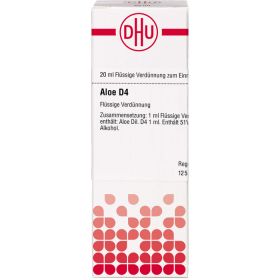 ALOE D 4 Dilution 20 ml – PZN 2109480 из немецкой аптеки