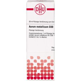 AURUM METALLICUM D 30 Dilution 20 ml – PZN 2110974 из немецкой аптеки
