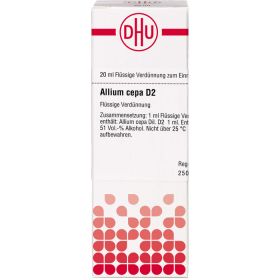 ALLIUM CEPA D 2 Dilution 20 ml – PZN 2112306 из немецкой аптеки