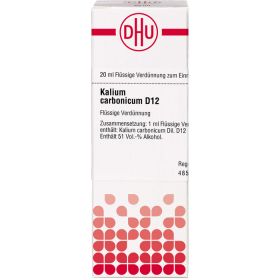 KALIUM CARBONICUM D 12 Dilution 20 ml – PZN 2116072 из немецкой аптеки