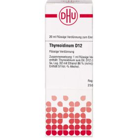 THYREOIDINUM D 12 Dilution 20 ml – PZN 2119975 из немецкой аптеки