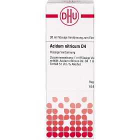 ACIDUM NITRICUM D 4 Dilution 20 ml – PZN 2121162 из немецкой аптеки
