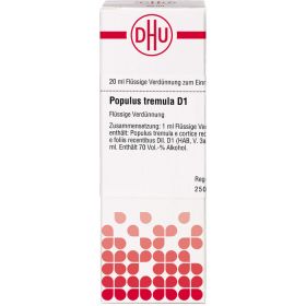 POPULUS TREMULA D 1 Dilution 20 ml – PZN 2122279 из немецкой аптеки