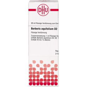 BERBERIS AQUIFOLIUM D 2 Dilution 20 ml – PZN 2126171 из немецкой аптеки