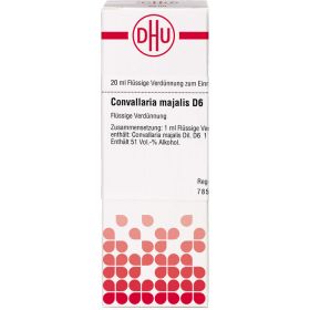 CONVALLARIA MAJALIS D 6 Dilution 20 ml – PZN 2128230 из немецкой аптеки