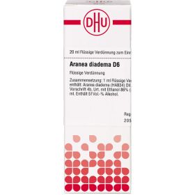 ARANEA DIADEMA D 6 Dilution 20 ml – PZN 2607195 из немецкой аптеки