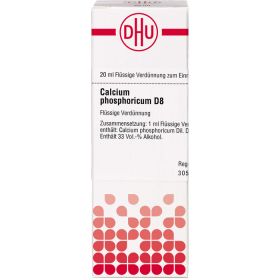 CALCIUM PHOSPHORICUM D 8 Dilution 20 ml – PZN 2609389 из немецкой аптеки