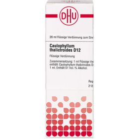 CAULOPHYLLUM THALICTROIDES D 12 Dilution 20 ml – PZN 2610205 из немецкой аптеки