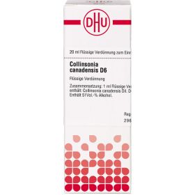 COLLINSONIA CANADENSIS D 6 Dilution 20 ml – PZN 2611736 из немецкой аптеки