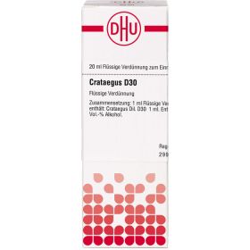 CRATAEGUS D 30 Dilution 20 ml – PZN 2612227 из немецкой аптеки