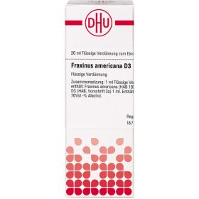 FRAXINUS AMERICANA D 3 Dilution 20 ml – PZN 2614002 из немецкой аптеки