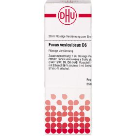 FUCUS VESICULOSUS D 6 Dilution 20 ml – PZN 2614054 из немецкой аптеки