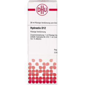 HYDRASTIS D 12 Dilution 20 ml – PZN 2615013 из немецкой аптеки