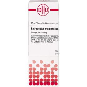LATRODECTUS mactans D 6 Dilution 20 ml – PZN 2616550 из немецкой аптеки