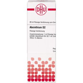 ABSINTHIUM D 2 Dilution 20 ml – PZN 2806138 из немецкой аптеки