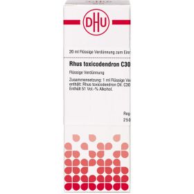 RHUS TOXICODENDRON C 30 Dilution 20 ml – PZN 2930217 из немецкой аптеки