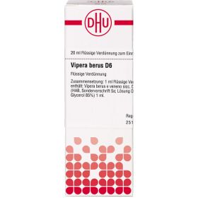VIPERA BERUS D 6 Dilution 20 ml – PZN 2933629 из немецкой аптеки