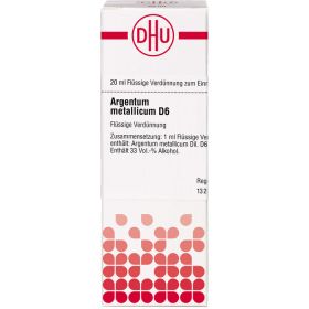 ARGENTUM METALLICUM D 6 Dilution 20 ml – PZN 4204449 из немецкой аптеки