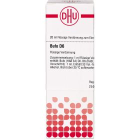 BUFO D 6 Dilution 20 ml – PZN 4208200 из немецкой аптеки