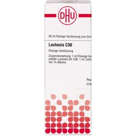 LACHESIS C 30 Dilution 20 ml – PZN 4223493 из немецкой аптеки