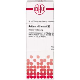 ACIDUM NITRICUM C 30 Dilution 20 ml – PZN 7157012 из немецкой аптеки