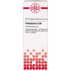 PODOPHYLLUM C 30 Dilution 20 ml – PZN 7177836 из немецкой аптеки
