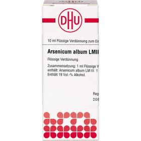 LM ARSENICUM album III Dilution 10 ml – PZN 7596071 из немецкой аптеки