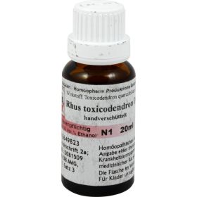 RHUS TOXICODENDRON D 6 Dilution 20 ml – PZN 8649823 из немецкой аптеки