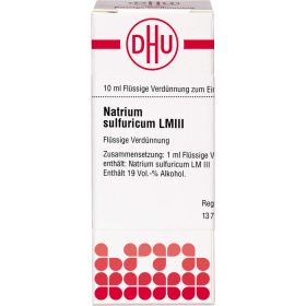 LM NATRIUM sulfuricum III Dilution 10 ml – PZN 1212 из немецкой аптеки
