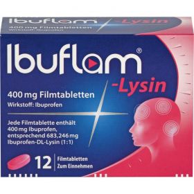 IBUFLAM-Lysin 400 mg Filmtabletten 12 St – PZN 365635 из немецкой аптеки