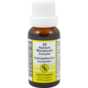 NATRIUM MURIATICUM KOMPLEX Nr.29 Dilution 20 ml – PZN 704480 из немецкой аптеки