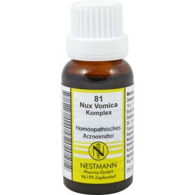 NUX VOMICA KOMPLEX Nr.81 Dilution 20 ml – PZN 736238 из немецкой аптеки