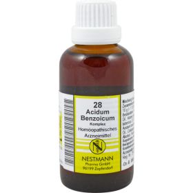 ACIDUM BENZOICUM KOMPLEX Nr.28 Dilution 50 ml – PZN 1909623 из немецкой аптеки